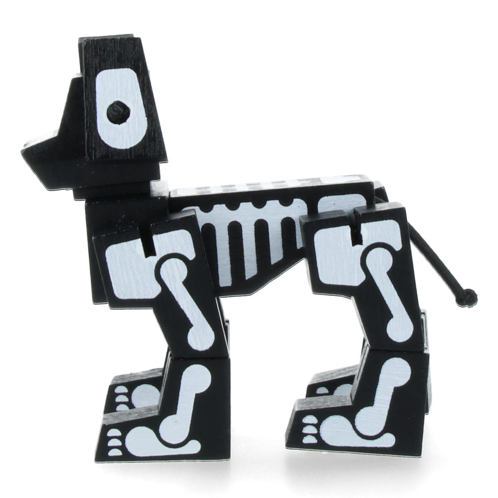 Cubebot Milo - Micro - Skeleton Black & White