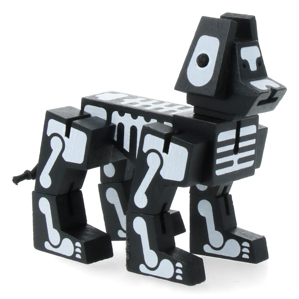 Cubebot Milo - Micro - Skeleton Black & White