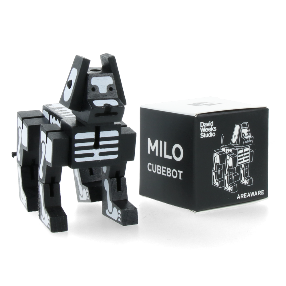 Cubebot Milo - Micro - Skeleton Black & White