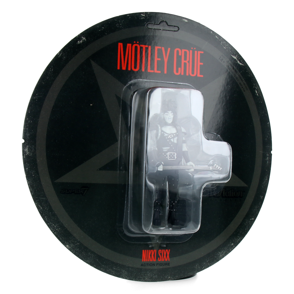 Nikki Sixx (Shout at the Devil - Black & White) - Motley Crue - ReAction Figures