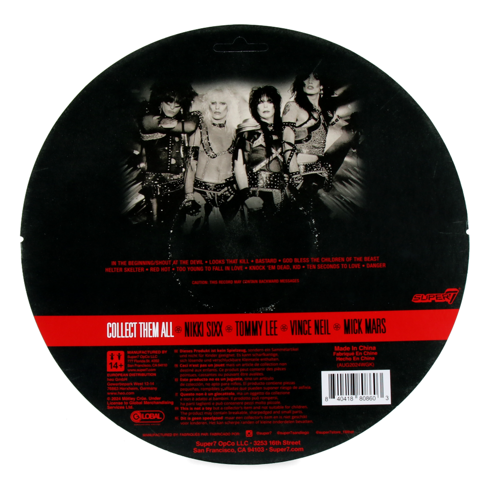 Vince Neil (Shout at the Devil - Black & White) - Motley Crue - ReAction Figures