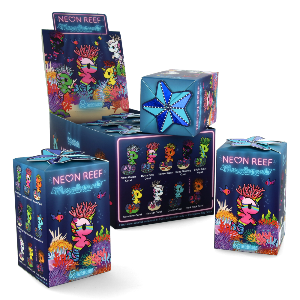 Neon Reef Mermicorno Blind Box Display (8pcs)