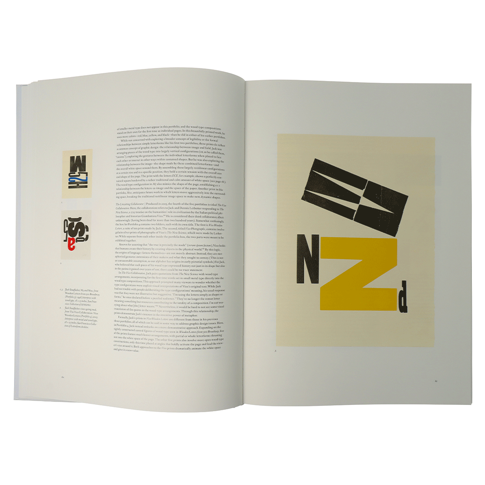 Only on Saturday : The Wood Type Prints Of Jack Stauffacher