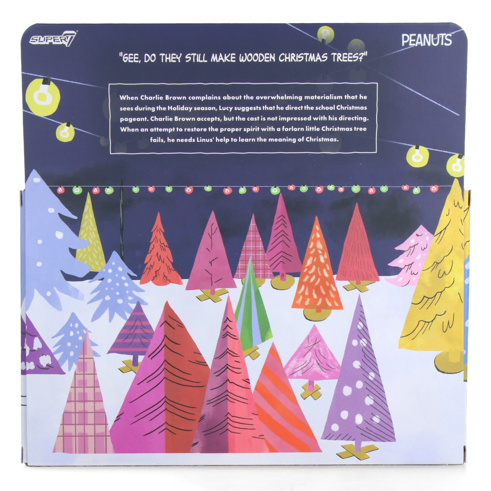 Peanuts ReAction Figures Wave 06 (Holiday Box Set) - Charlie Brown with Sad Christmas Tree and Linus