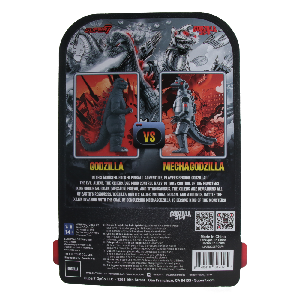 Godzilla '84 (70th Stern Pinball Recolor) - Toho ReAction Figures