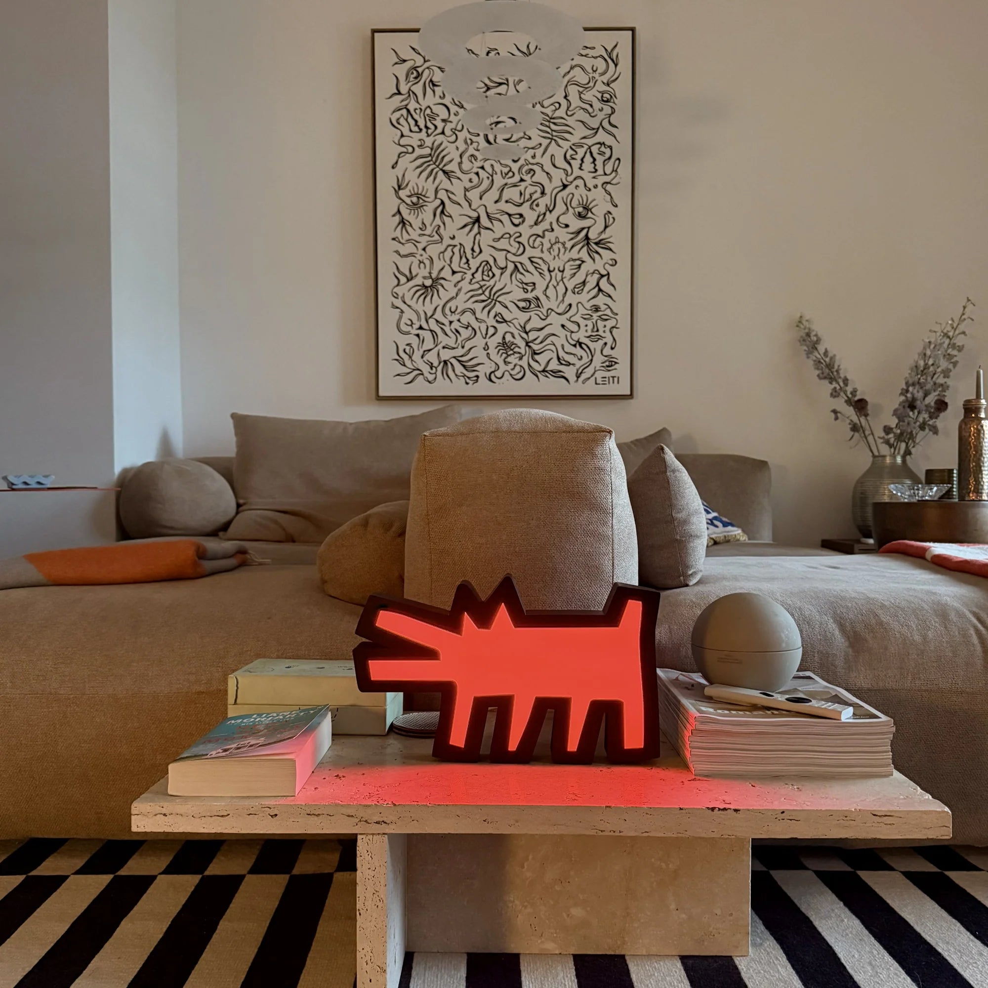 PopBox Barking Dog by Keith Haring