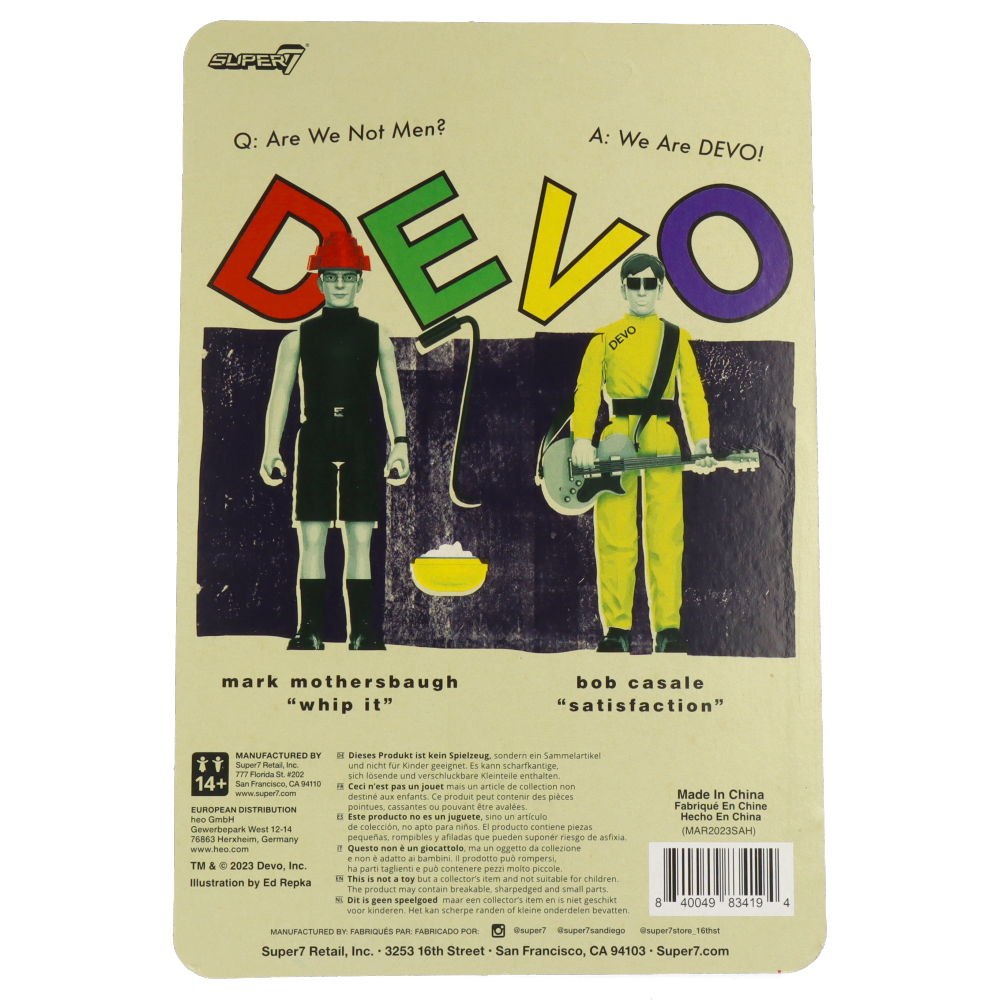 DEVO Reaction Figures Wave 2 - Satisfaction Bob Casale