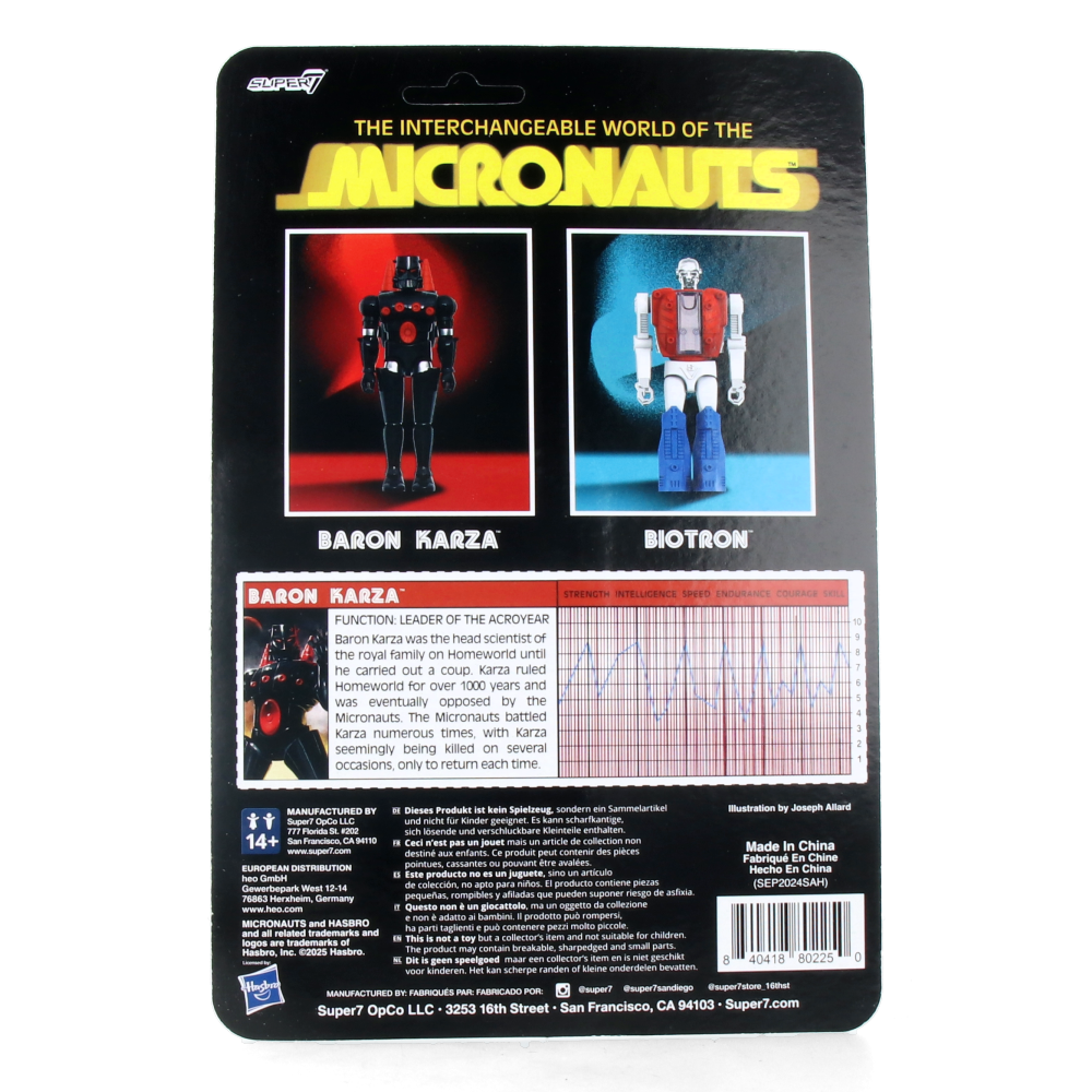 Baron Karza - Micronauts ReAction+ Wave 1