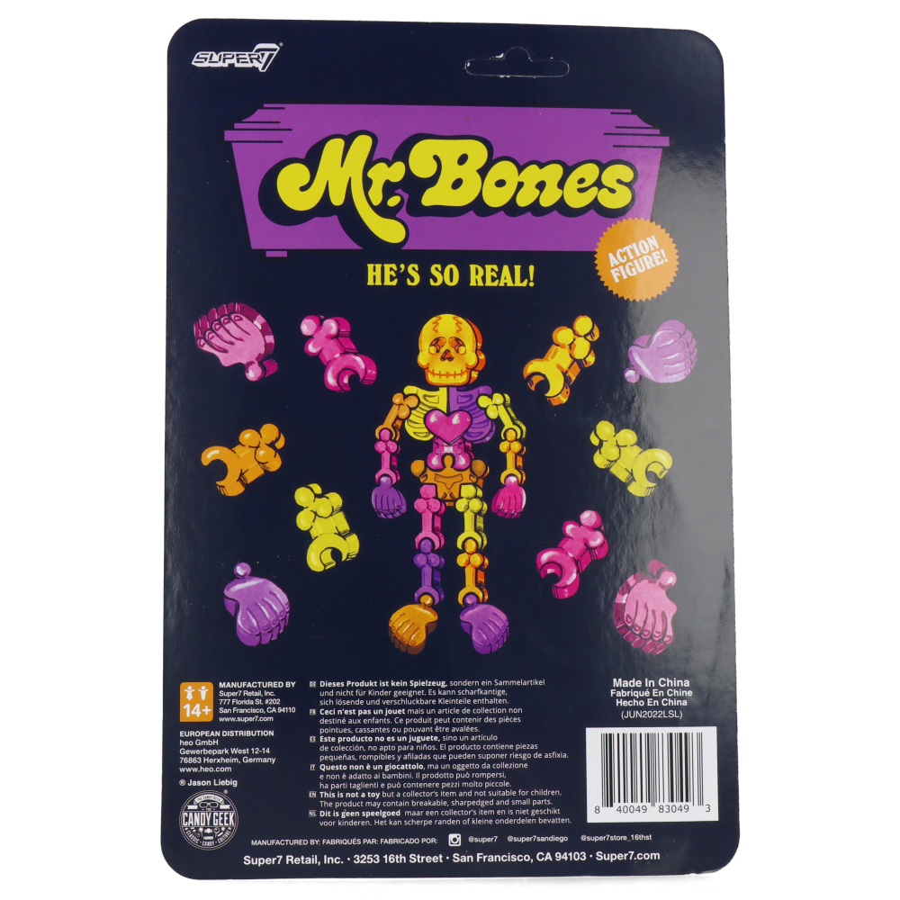 Mr Bones (Fluorescent) - ReAction Figures