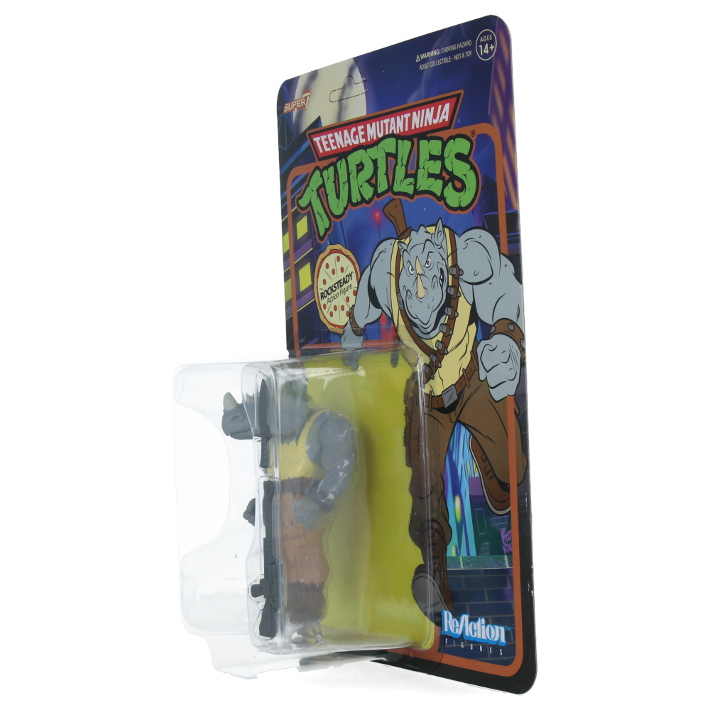 ReAction Figures Wave 08 - Rocksteady (Cartoon) - TMNT