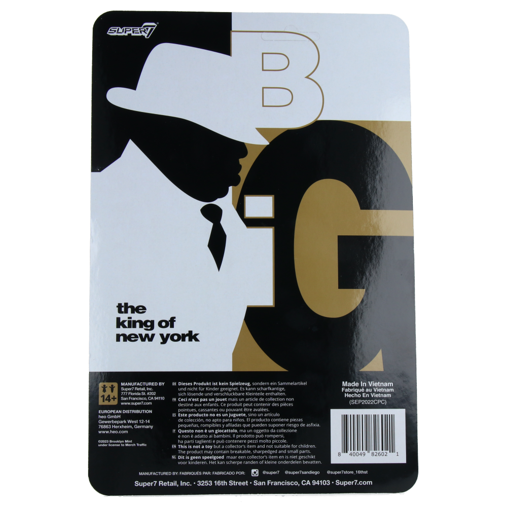 Notorious B.I.G. - Biggie in Suit - ReAction Figures