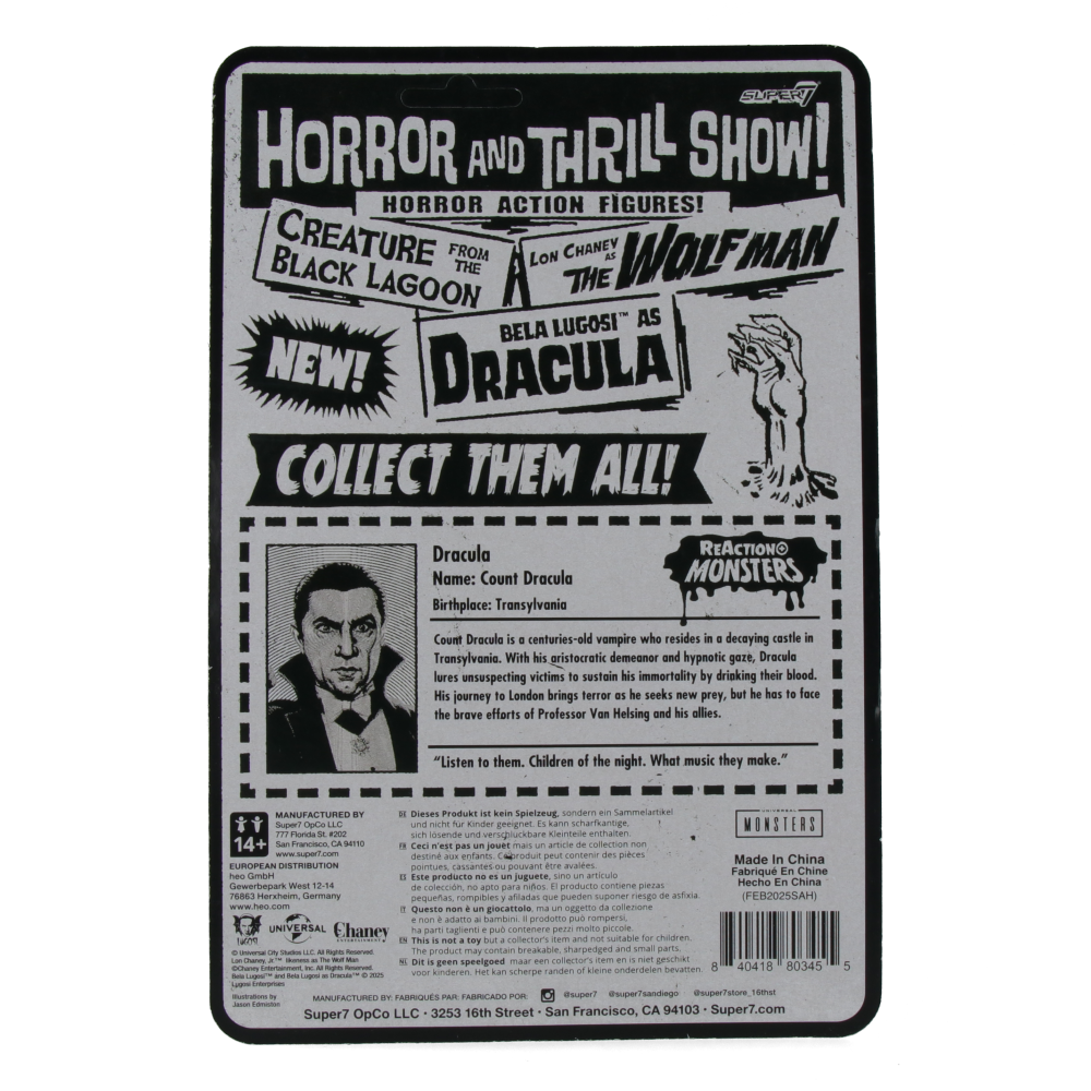 Universal Monsters - Dracula - ReAction+