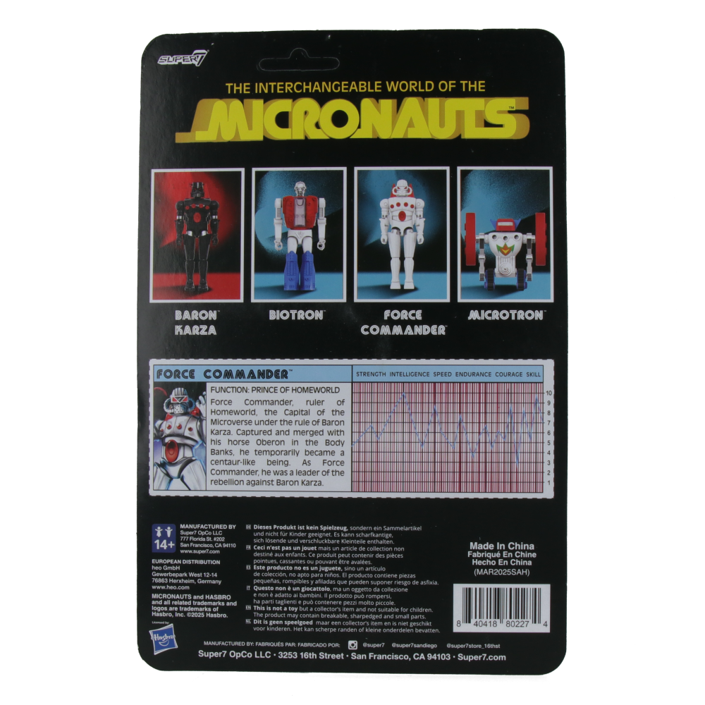 Force Commander - Micronauts ReAction+ Wave 2