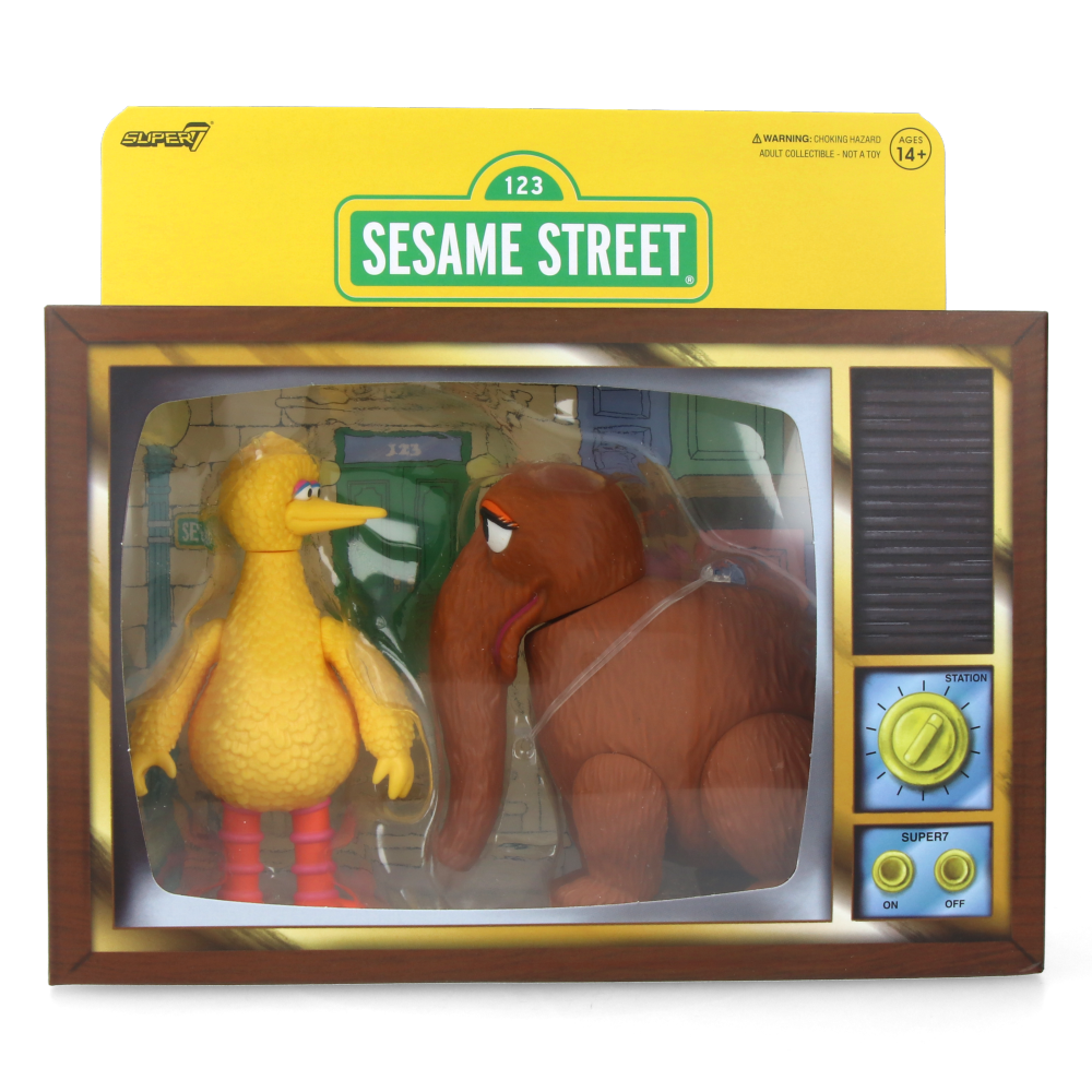 Big Bird and Mr. Snuffleupagus - Sesame Street ReAction Figures (2 Pack)