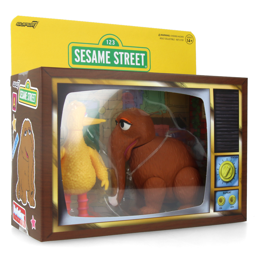 Big Bird and Mr. Snuffleupagus - Sesame Street ReAction Figures (2 Pack)