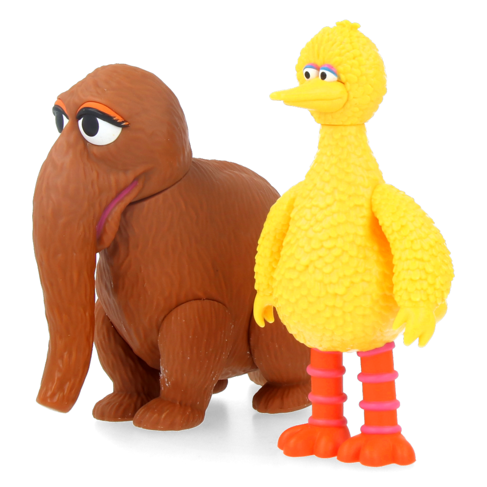 Big Bird and Mr. Snuffleupagus - Sesame Street ReAction Figures (2 Pack)