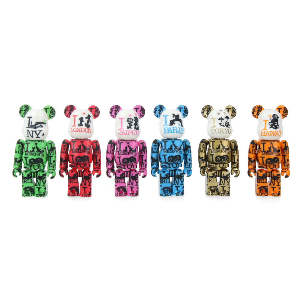 Bearbrick Isetan - Caperino and Peperone – A Round World (set of 6 pcs)