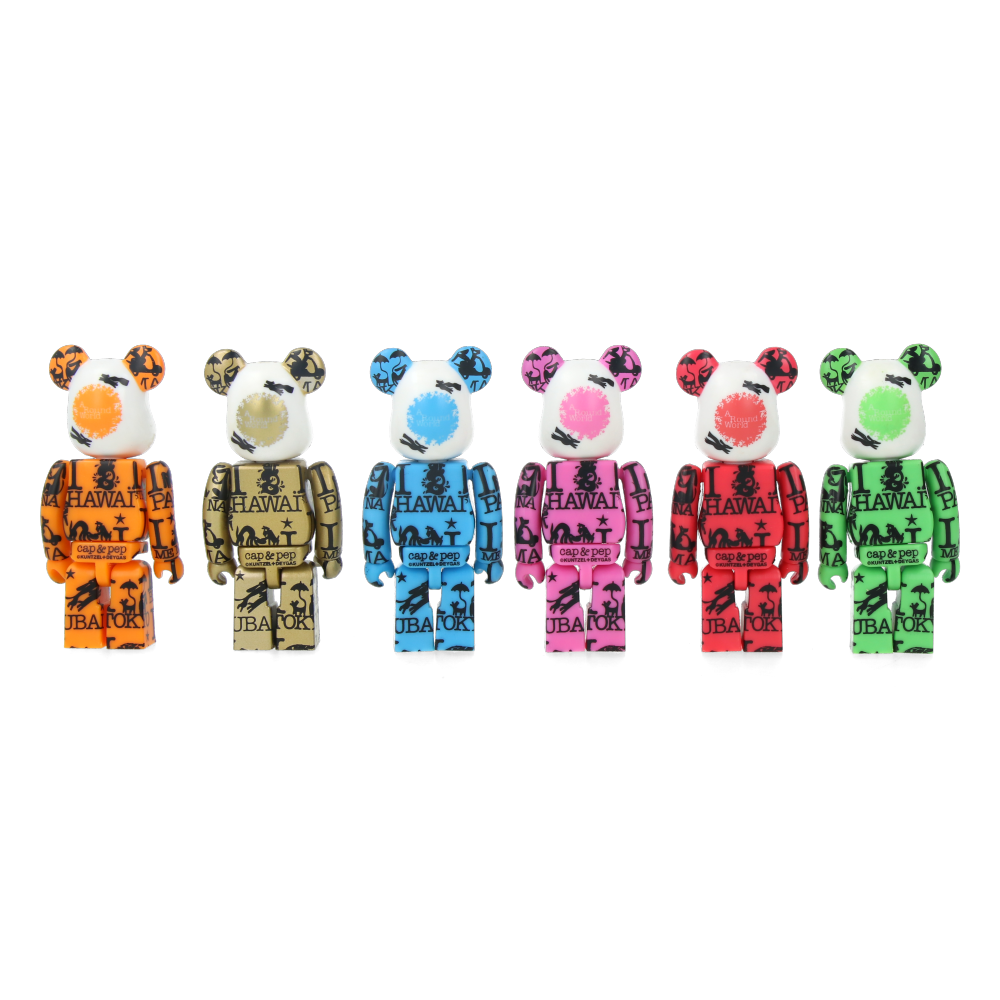 Bearbrick Isetan - Caperino and Peperone – A Round World (set of 6 pcs)