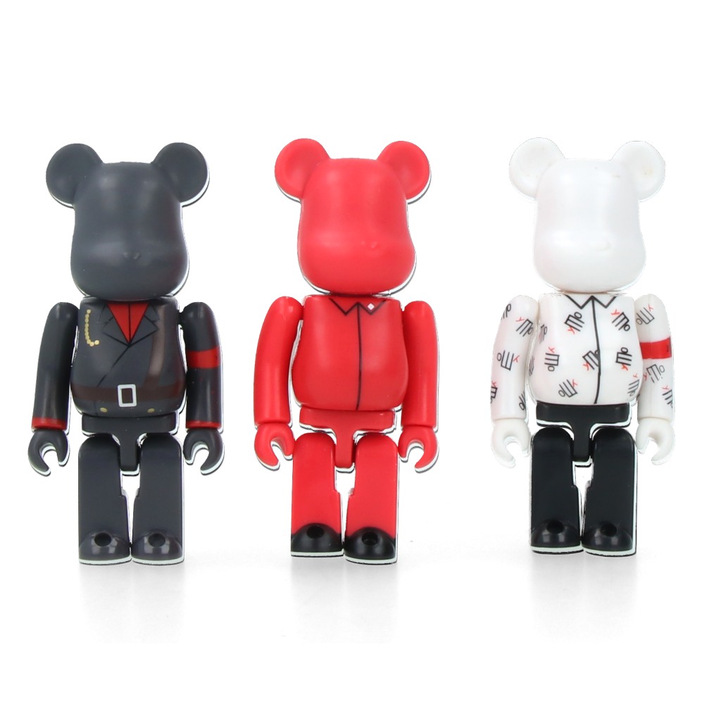 Set 100% Bearbrick Yellow Magic Orchestra (3 pcs)