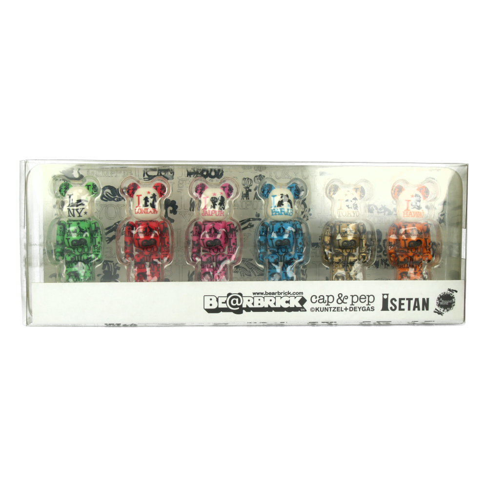 Bearbrick Isetan - Caperino and Peperone – A Round World (set of 6 pcs)