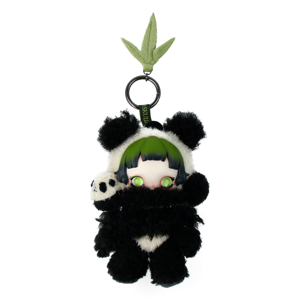 Skullpanda Lazy Panda Plush Doll Pendant