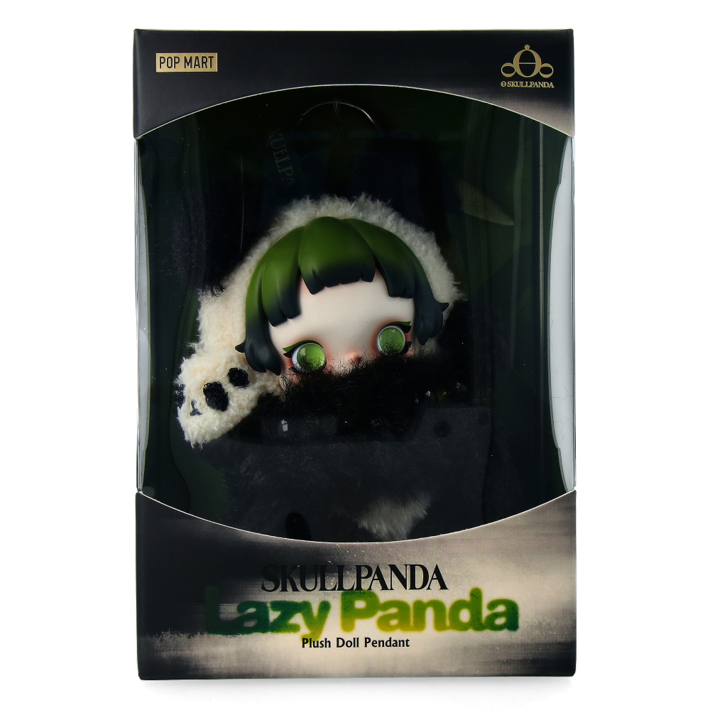 Skullpanda Lazy Panda Plush Doll Pendant