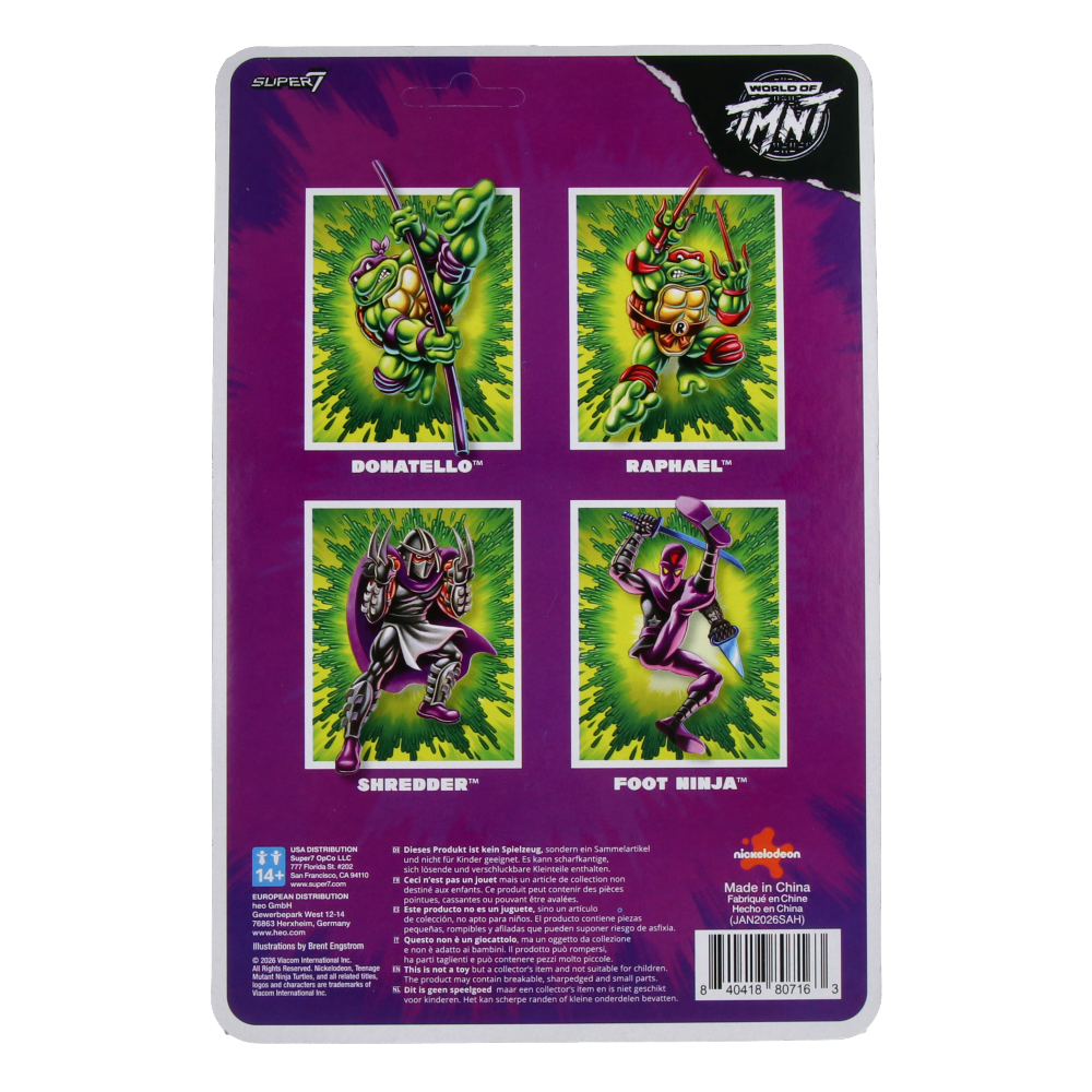 Donatello - Teenage Mutant Ninja Turtles ReAction+ Wave 1
