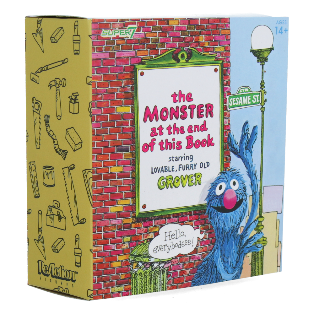 Grover (Monster At The End of This Book) - Sesame Street ReAction Figures