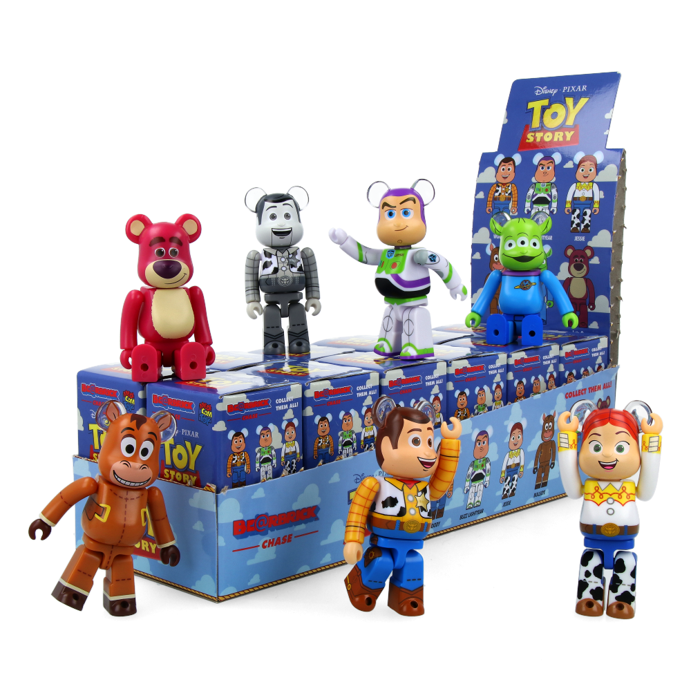 100% Bearbrick Chase Disney Toy Story - Medicom Toy Blind Box