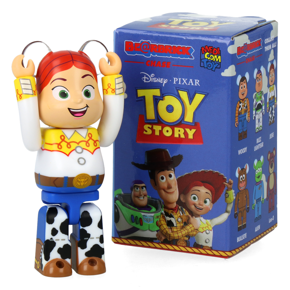 100% Bearbrick Chase Disney Toy Story - Medicom Toy Blind Box