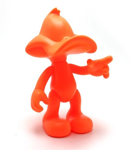 Figurine Daffy Duck Orange Artoyz – édition Limitée 2003, Numérotée, Vinyle