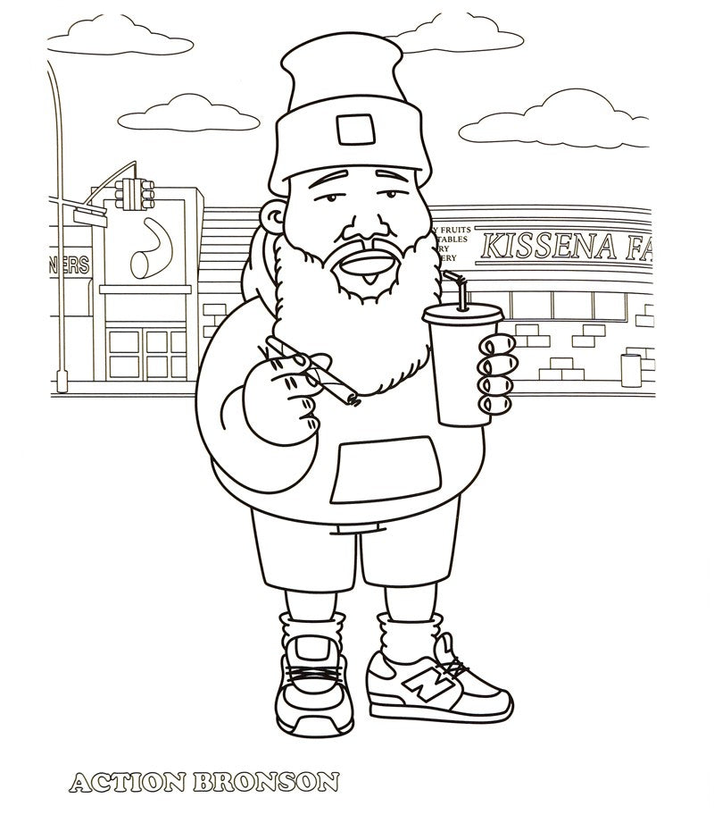 Hip hop coloring book