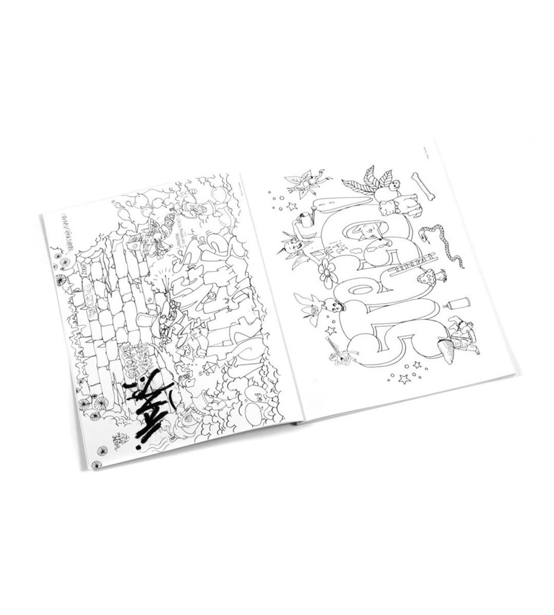 Graffiti Coloring Book