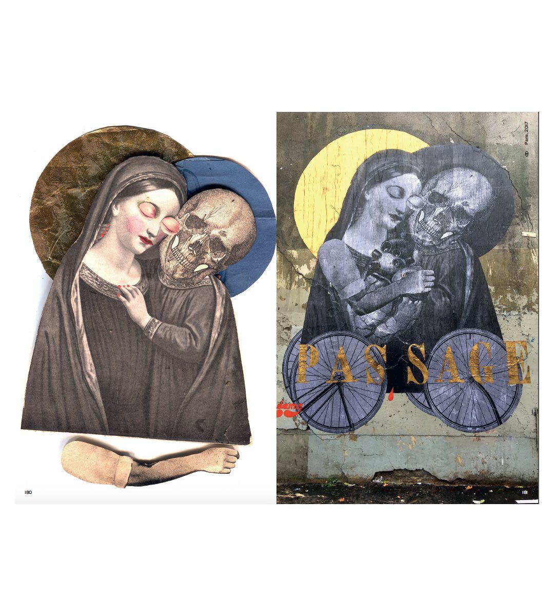 Madame se livre - Travaux de collage, de l'atelier à la rue