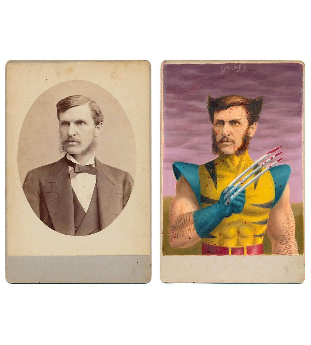 Transformations - The Cabinet Card Paintings of Alex Gross 2012-2019