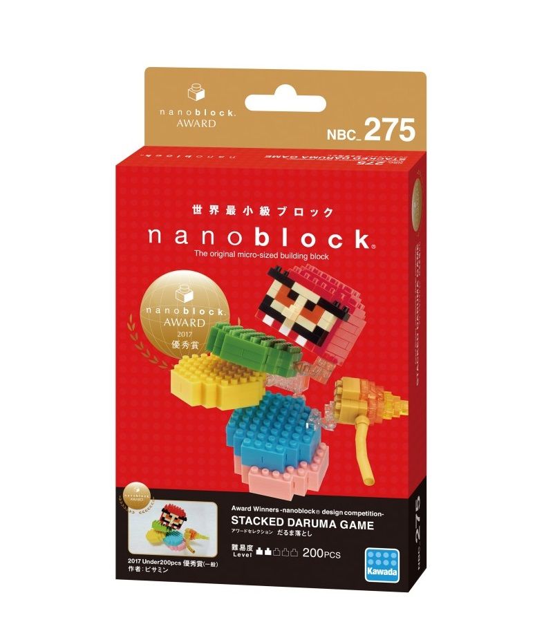 Nanoblock - Stacked Daruma Game - NBC 275