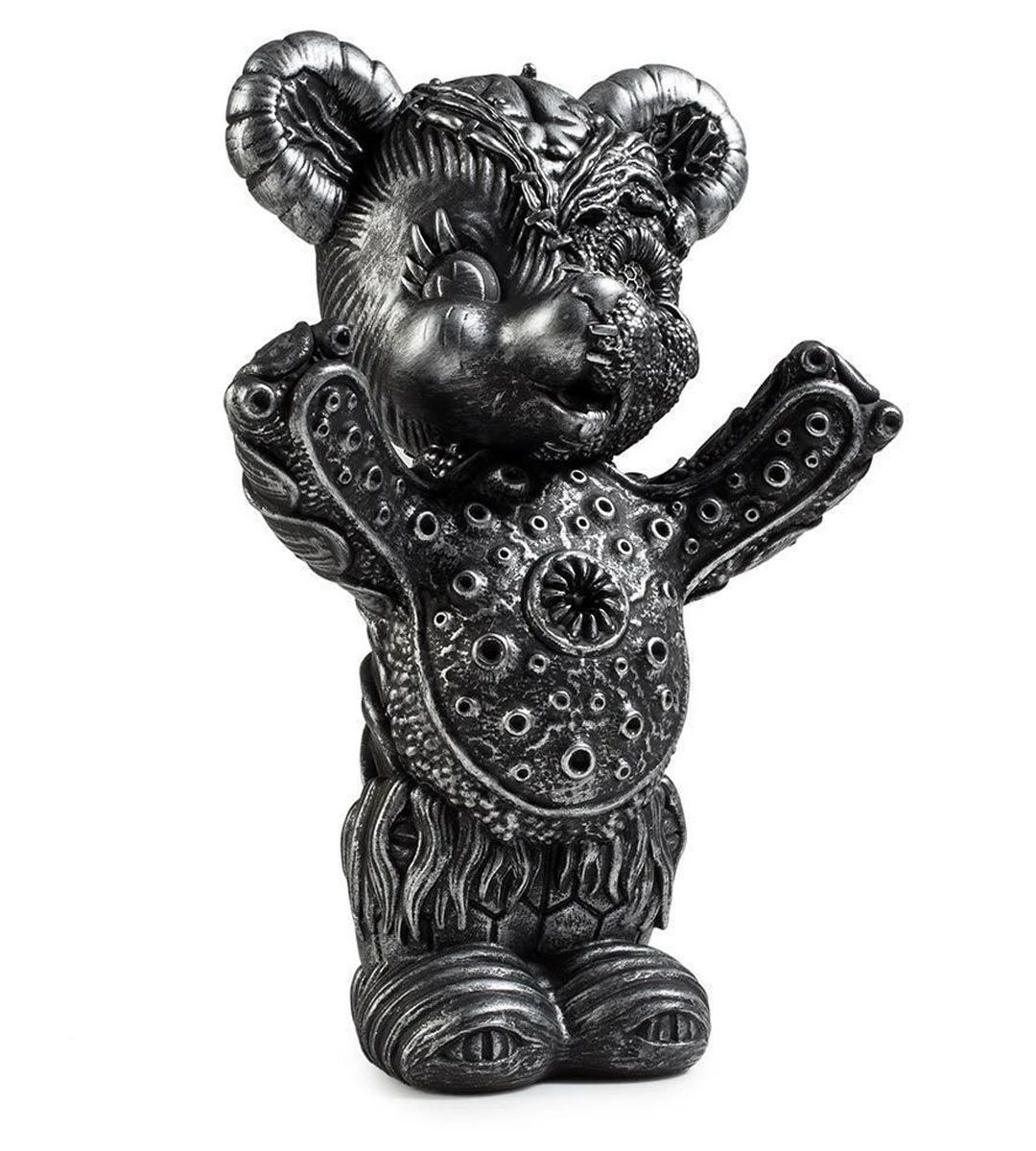 10" Free Hugs Bear Silver Edition - Frank Kozik