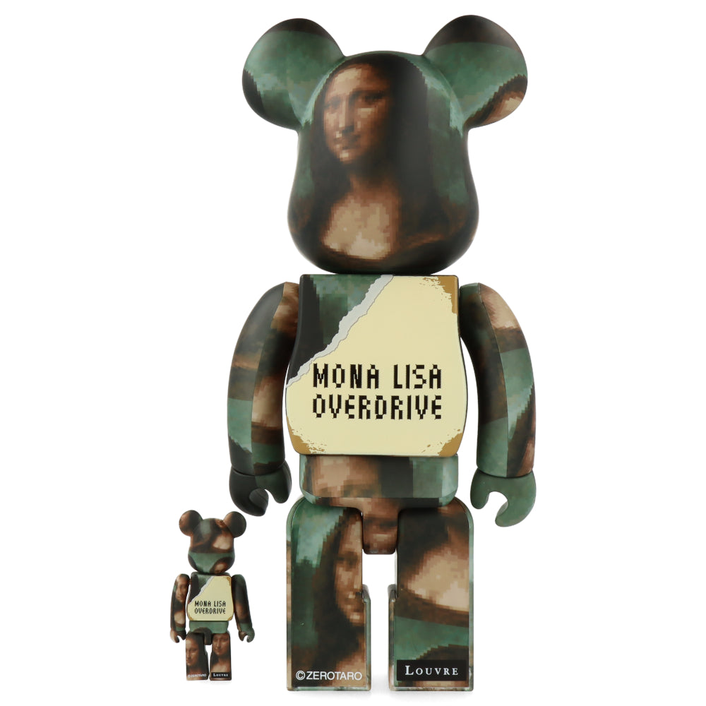 400 % + 100% Bearbrick Mona Lisa Overdrive (Zerotaro)