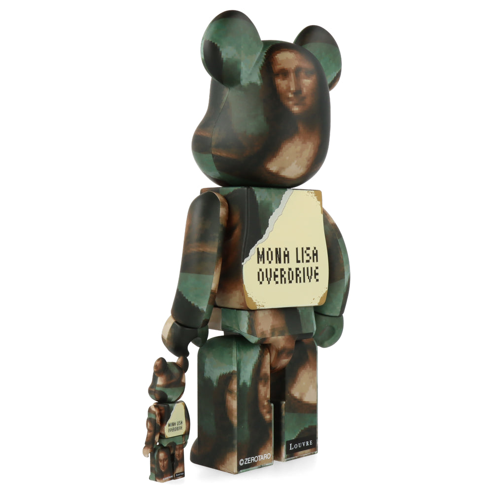 400 % + 100% Bearbrick Mona Lisa Overdrive (Zerotaro)