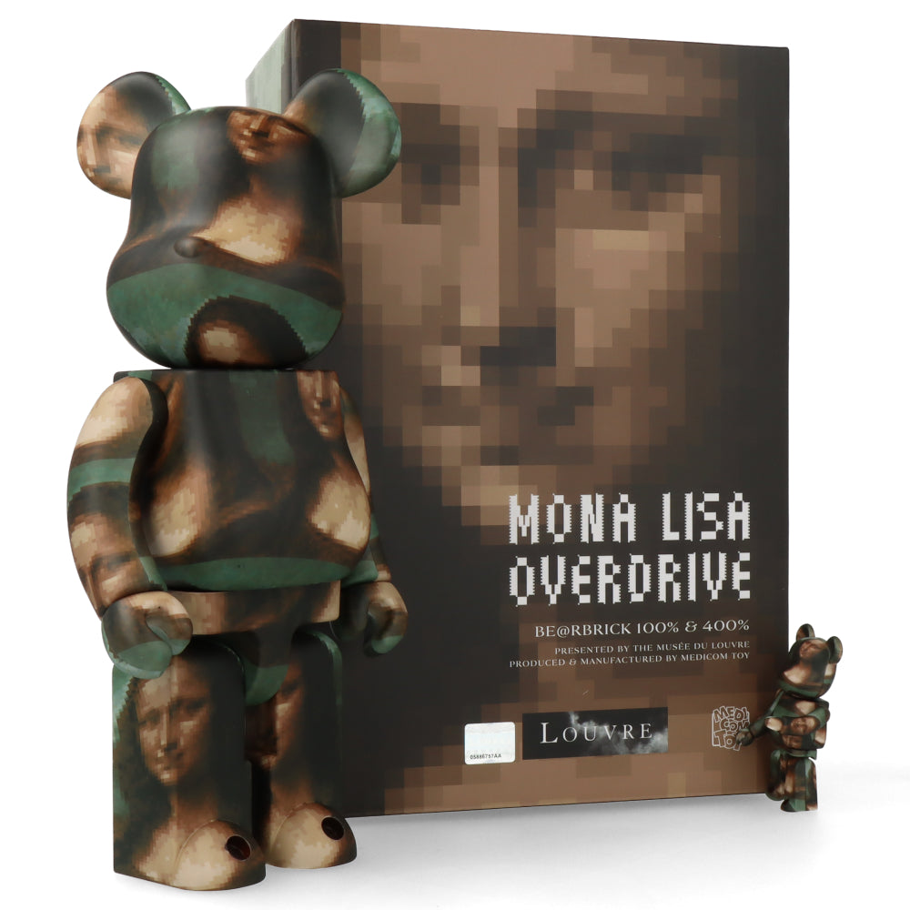 400 % + 100% Bearbrick Mona Lisa Overdrive (Zerotaro)