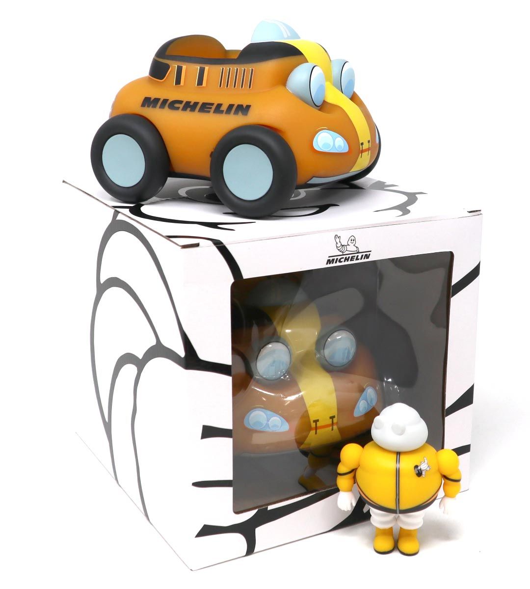 Bibendum Mobile Mille-Pattes et son Bibendum pilote