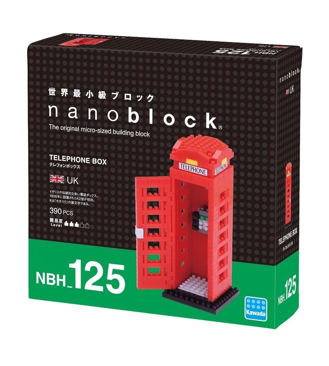 Nanoblock - Telephone Box - NBH 125
