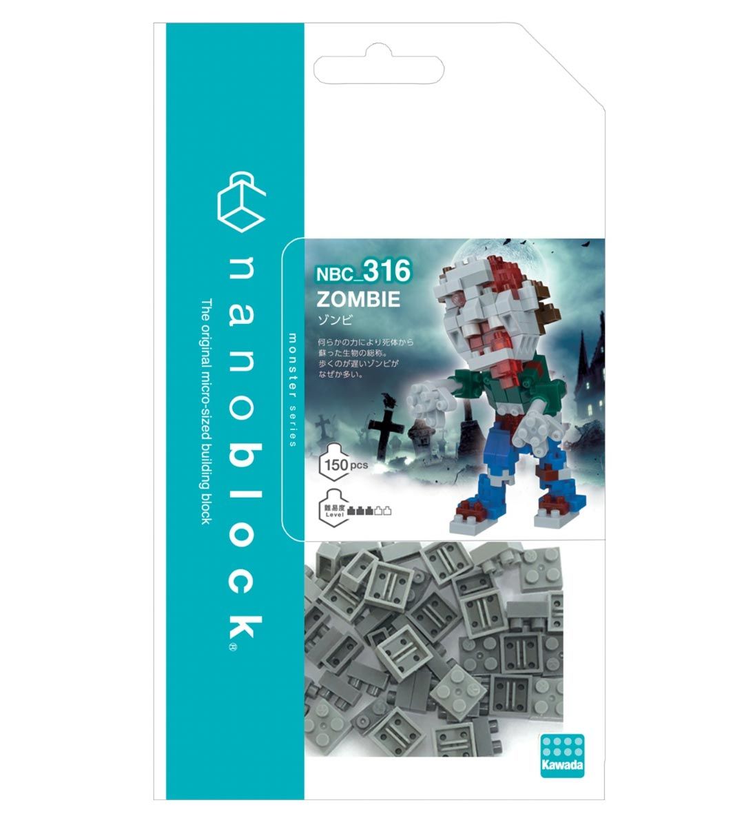 Nanoblock - Zombie - NBC 316