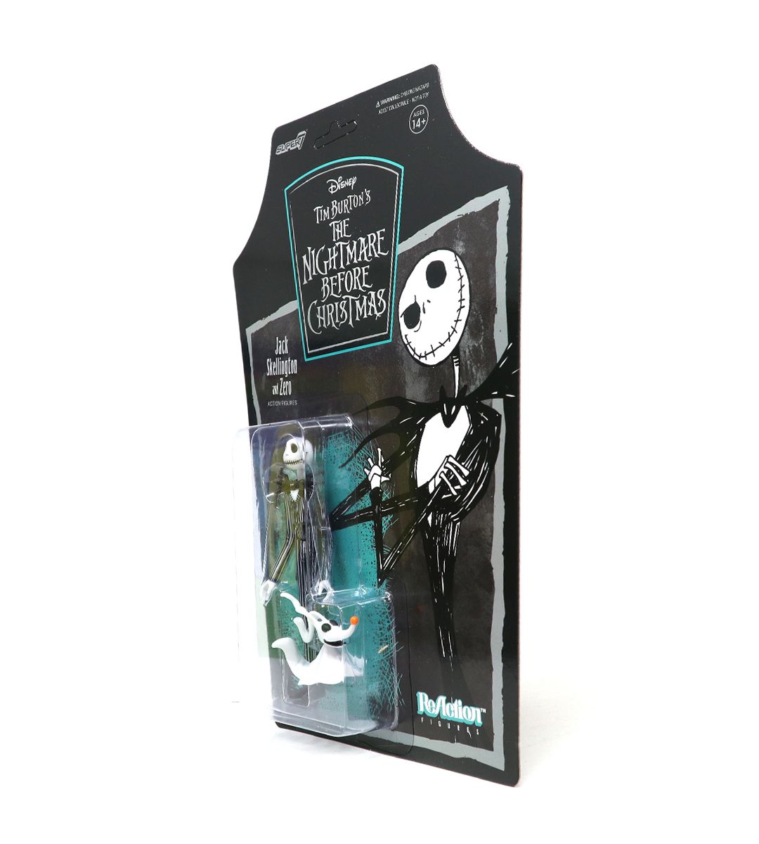 Jack Skellington & Zero - Tim Burton's The Nightmare Before Christmas - ReAction figure