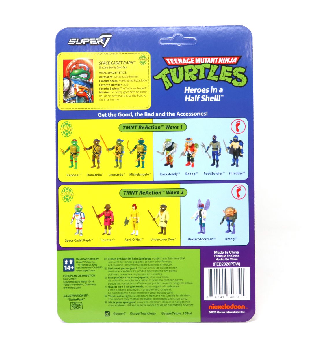 Space Cadet Raph (Tortues Ninja - TMNT) - ReAction figure