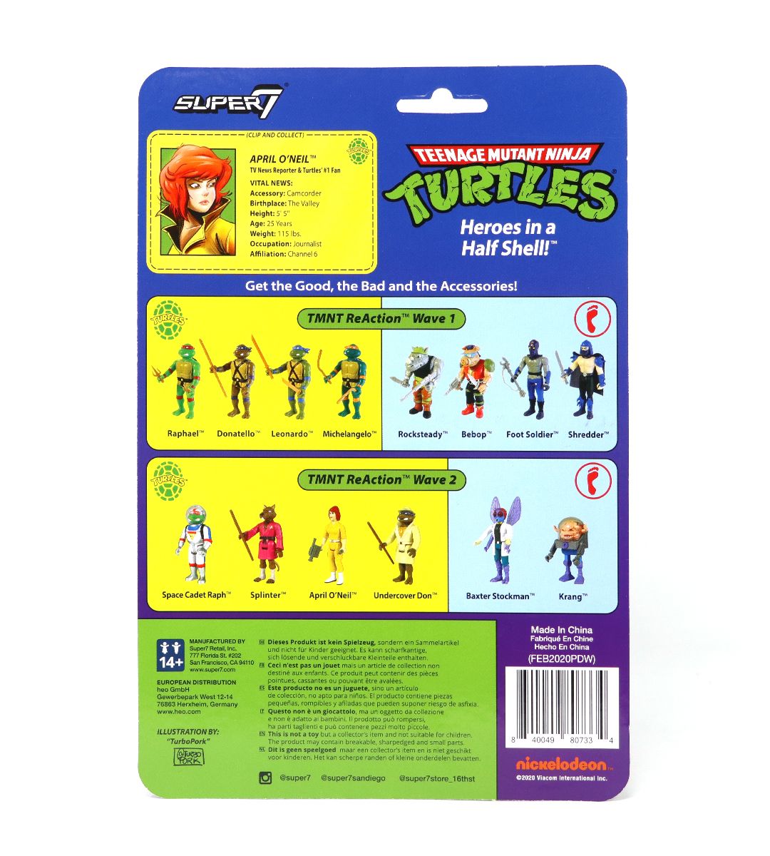 April O'Neil (TMNT) - Reaction Figure