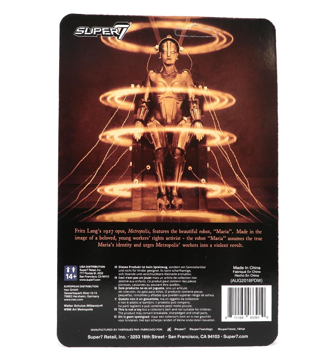 Maria Copper Version - Metropolis - ReAction figure