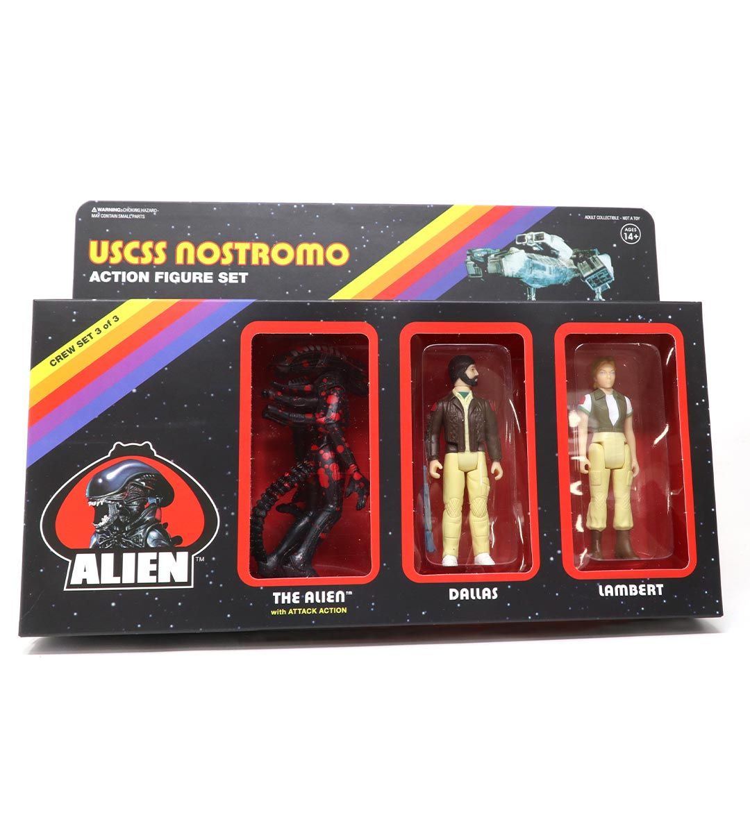 Alien ReAction Figures 3-Pack - Pack B