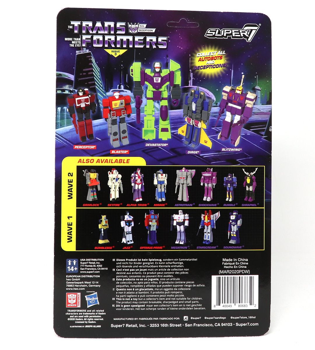 Blaster - Transformers wave 3 - ReAction figure