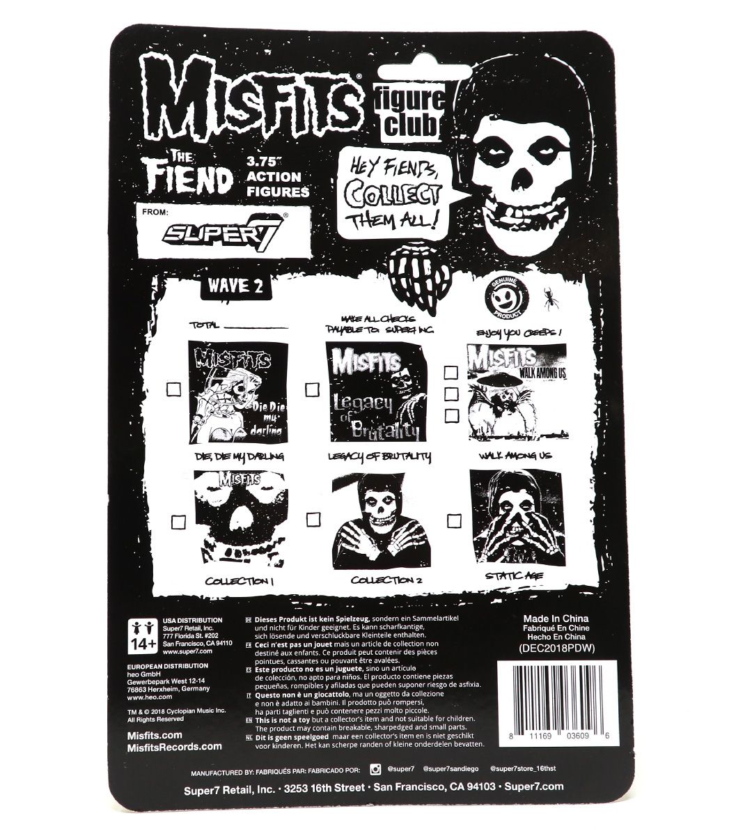 Legacy of Brutality - Misfits wave 2 - ReAction figure